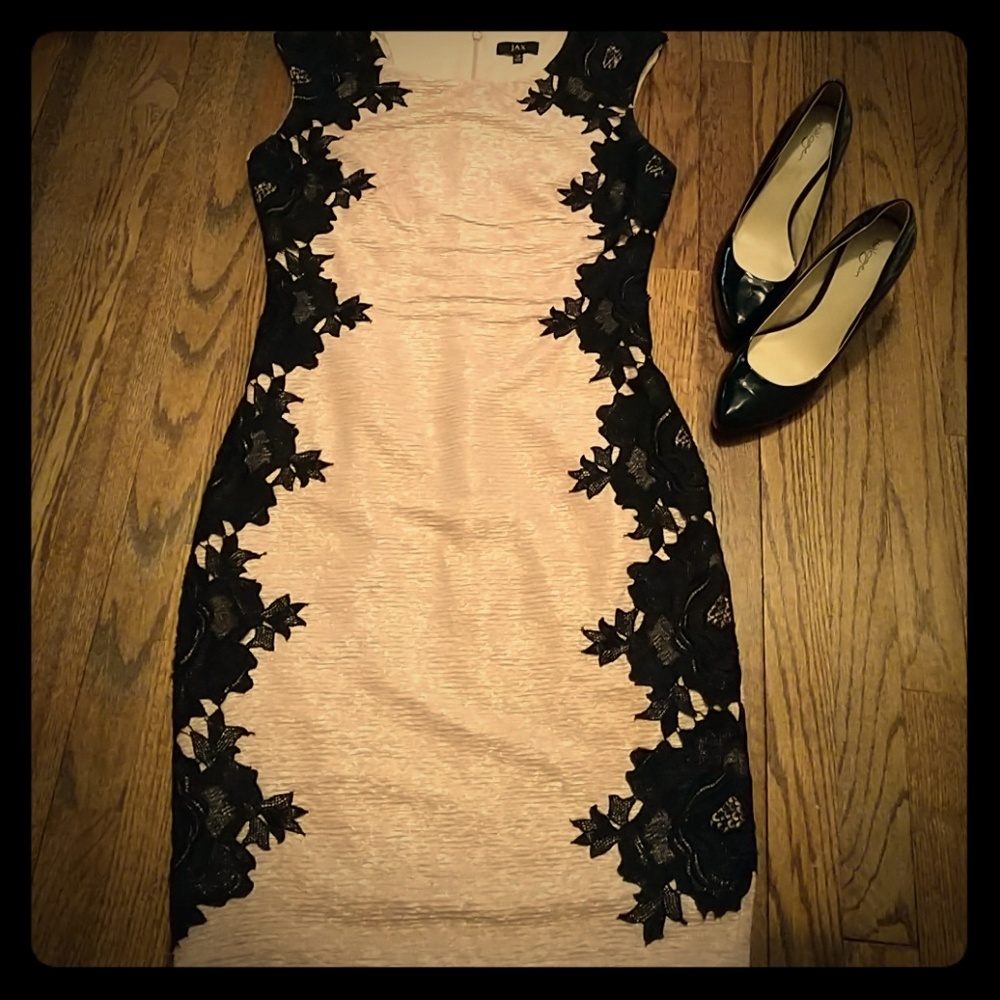 Jax floral lace sheath dress